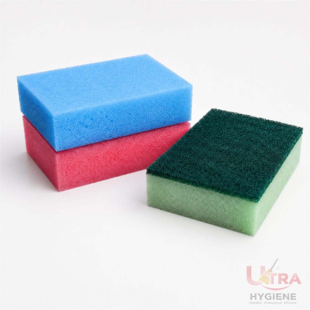 Sponge w/ Scrubbing Pad